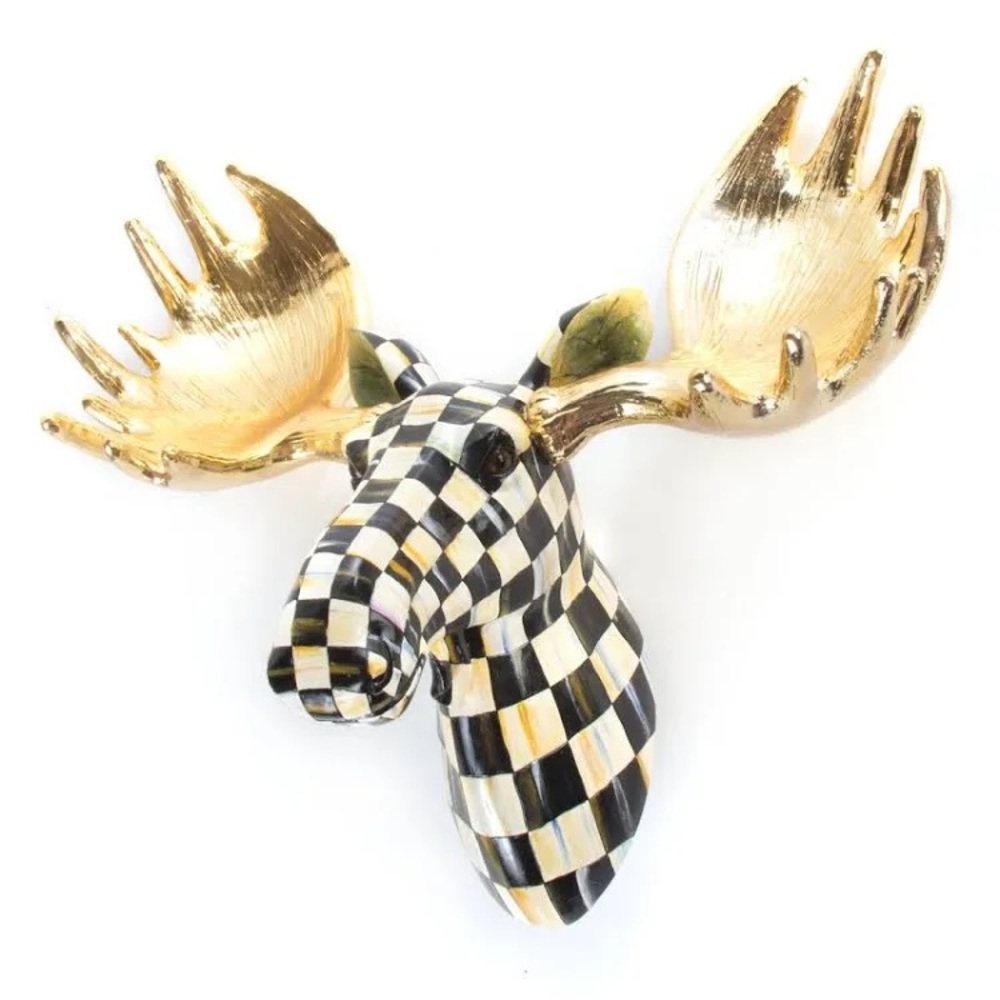 Mackenzie Childs Courtley check small moose